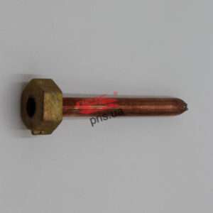 Гільза мідна для датчика температури з внутрішнім різьбленням 1/2" L=100 mm