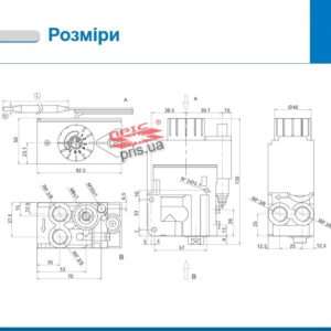 Автоматика Газовий клапан TGV 307 аналог EUROSIT 0.630.068, 0.630.802 для газових котлів